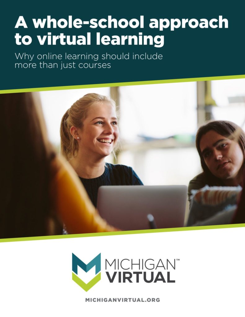 A whole-school approach to virtual learning. Why online learning should include more than just courses