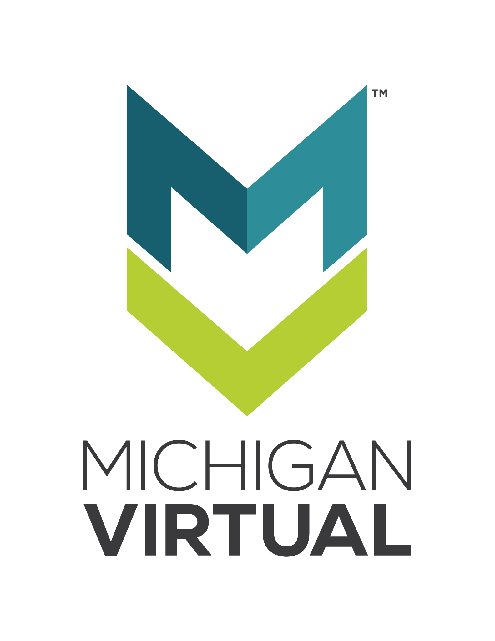 Michigan Virtual Logo (Vertical Stacked)